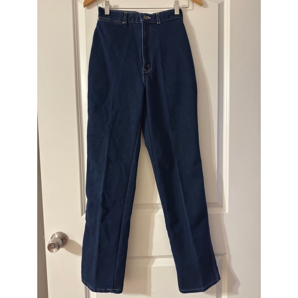 Vintage Chic High-Waisted Mom Jeans – Dark Wash Straight Leg - 10